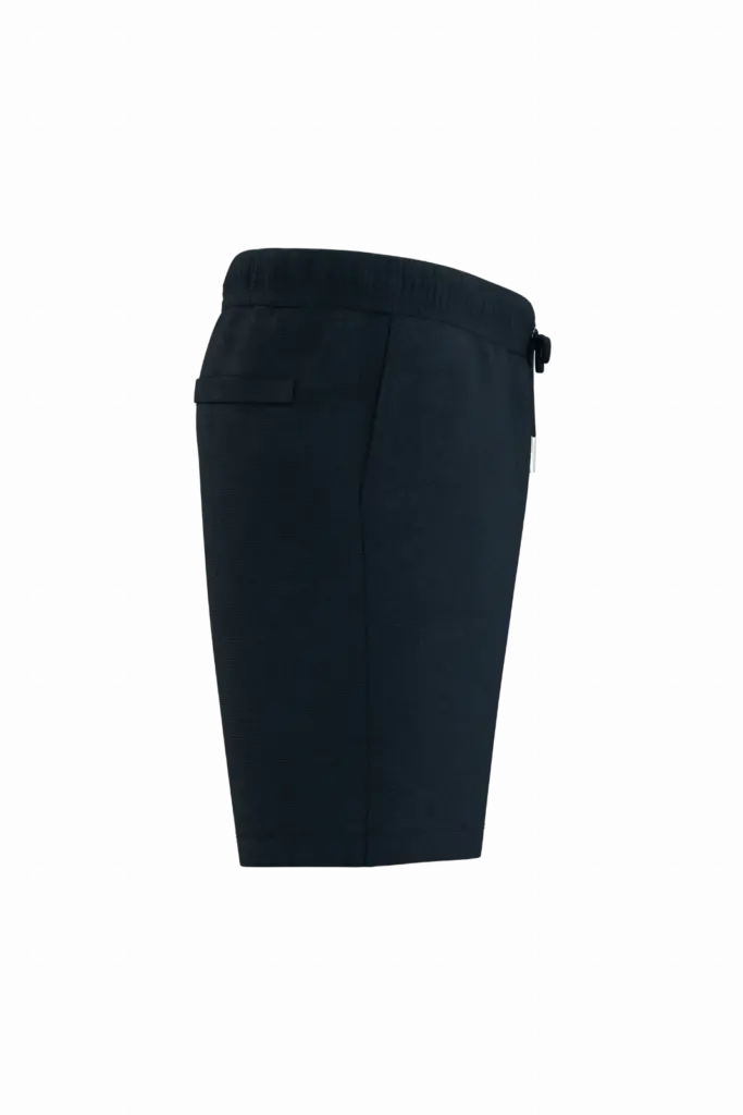 Ecologische badstof herenshort, navy blue — productfoto 4