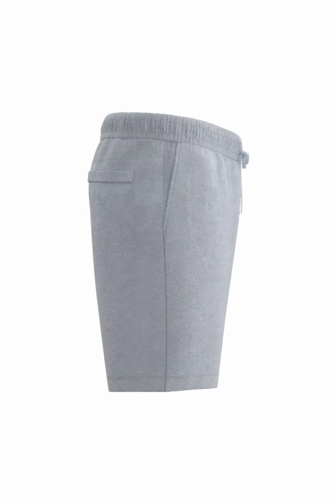 Ecologische badstof herenshort, white — productfoto 5