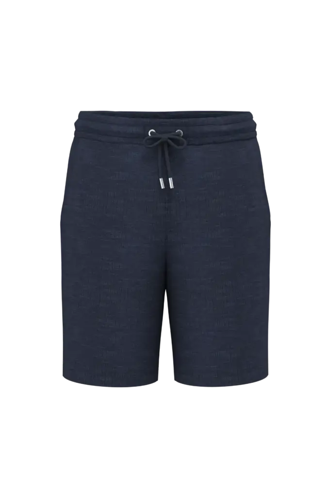 SP730 - Herenbermuda met structuur, navy blue