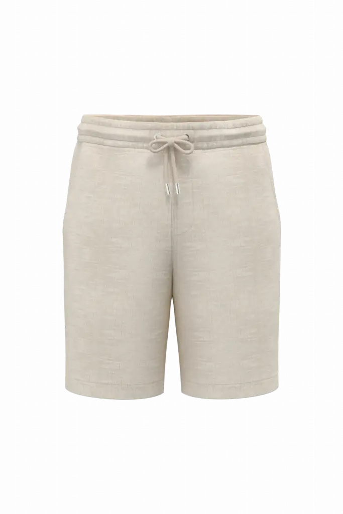 SP730 - Herenbermuda met structuur, sandstone — productfoto 2