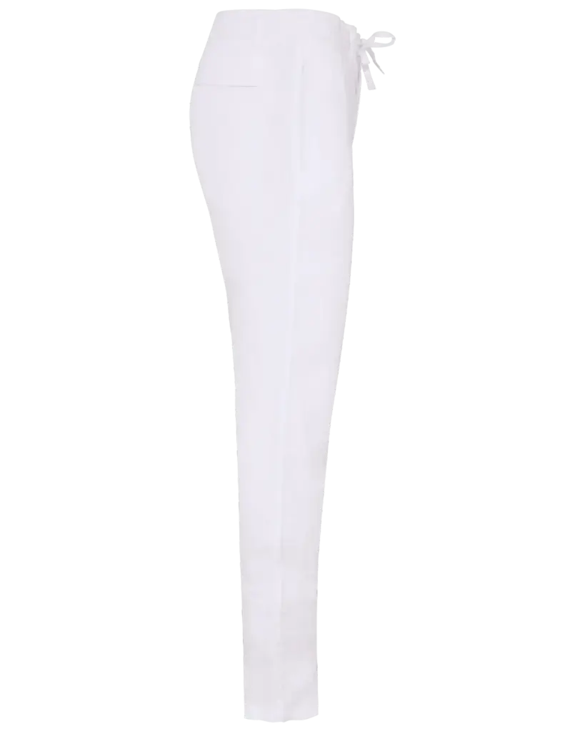 Verwassen herenbroek van linnen, washed white — productfoto 7
