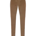 Ecologische herenbroek van ribfluweel, dark camel — productfoto 6