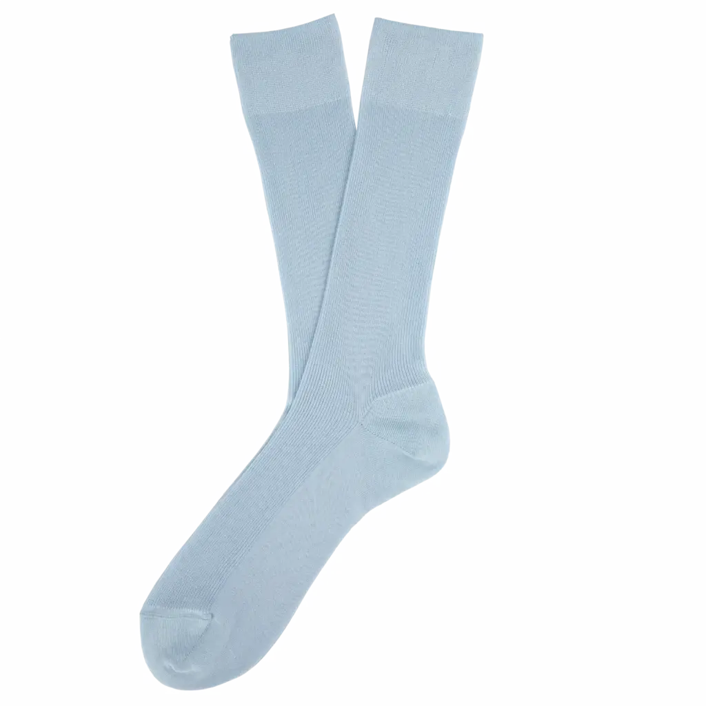 Ecologische uniseks sokken, aquamarine — productfoto 6