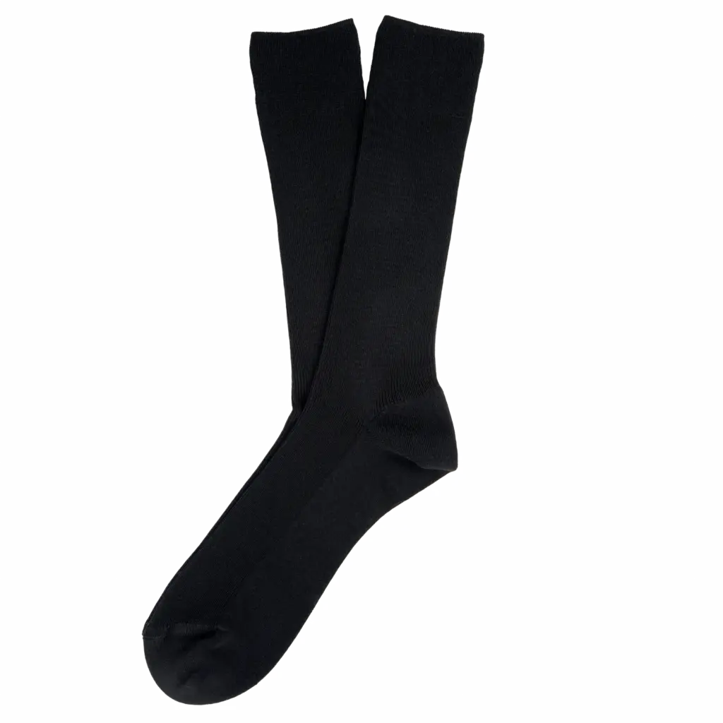 Ecologische uniseks sokken, black — productfoto 7