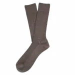 Ecologische uniseks sokken, grizzly brown heather — productfoto 15