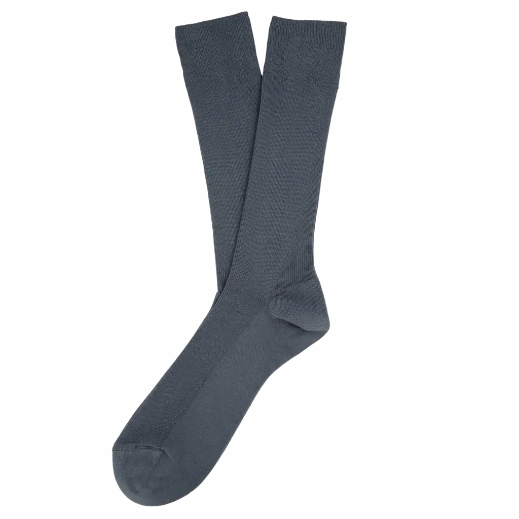 Ecologische uniseks sokken, mineral grey — productfoto 21