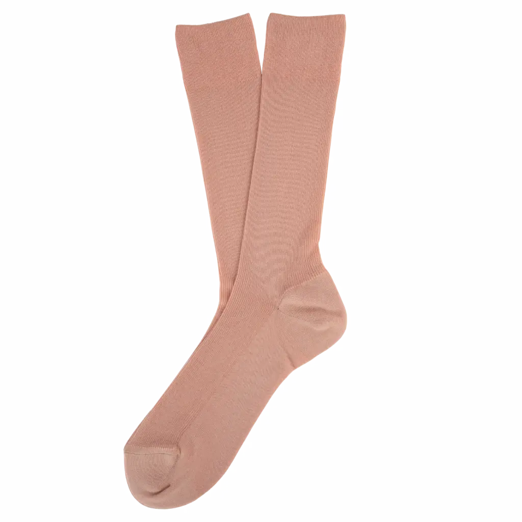 Ecologische uniseks sokken, peach — productfoto 29