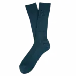 Ecologische uniseks sokken, peacock blue — productfoto 30