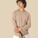 Ecologische herentrui met ronde hals — productfoto 4