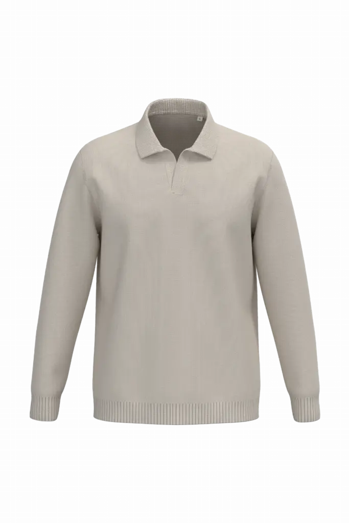 Herren Polopullover SP901 bedrucken Baumwolle V-Hals S-XXL — Produktfoto 6