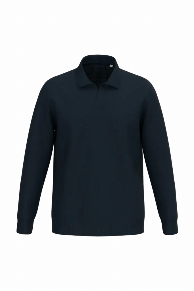 Herren Polopullover SP901 bedrucken Baumwolle V-Hals S-XXL — Produktfoto 7