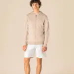 Ecologische herensweatvest met capuchon van lyocell — productfoto 2