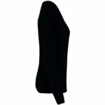 Ecologische damespullover met V-hals van lyocell, black — productfoto 5