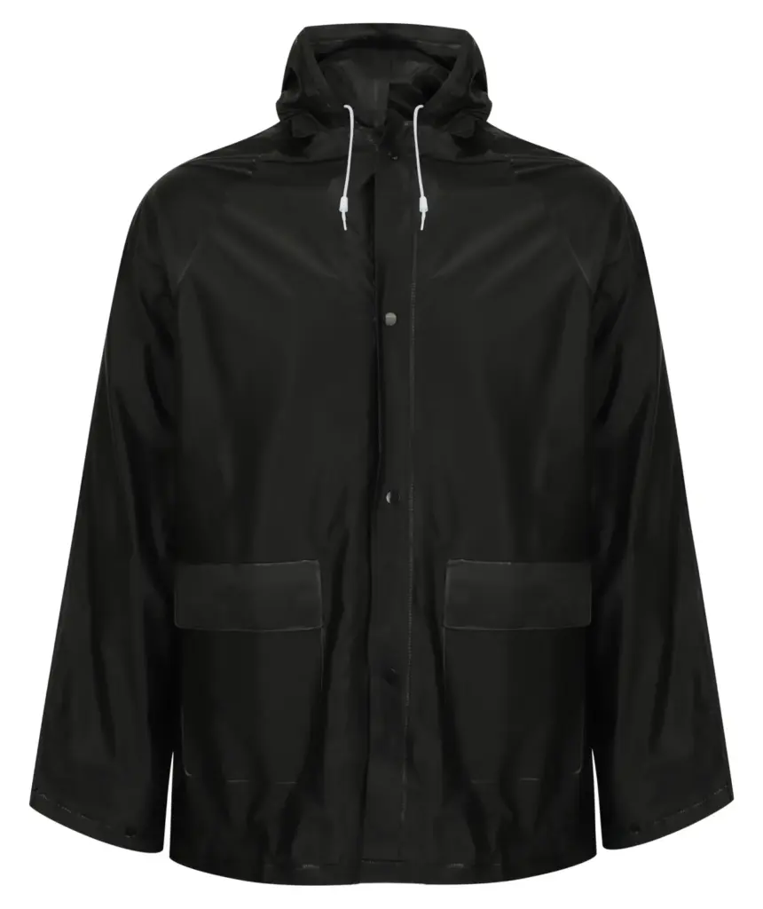 PS_SPL020_BLACK - Hidalgo-werbeartikel Ponchojasje, black — productfoto 2