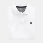 Polo biologisch piquékatoen korte mouwen Millers River, white — productfoto 4