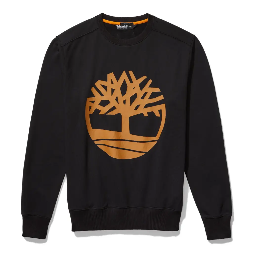 Sweatshirt core tree ronde hals, black / wheat boot