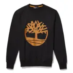 Sweatshirt core tree ronde hals, black / wheat boot
