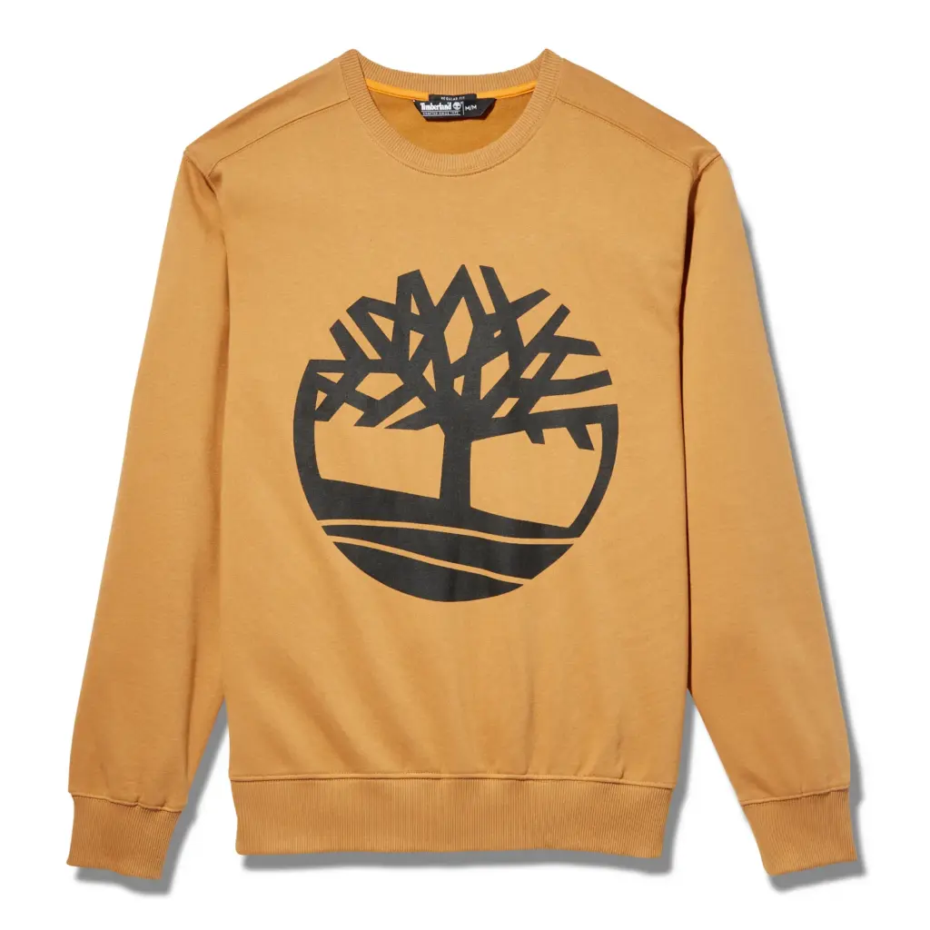 Sweatshirt core tree ronde hals, wheat boot / black — productfoto 3