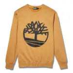 Sweatshirt core tree ronde hals, wheat boot / black — productfoto 3