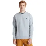 Crew neck sweatshirt Exeter River, medium grey heather — productfoto 3