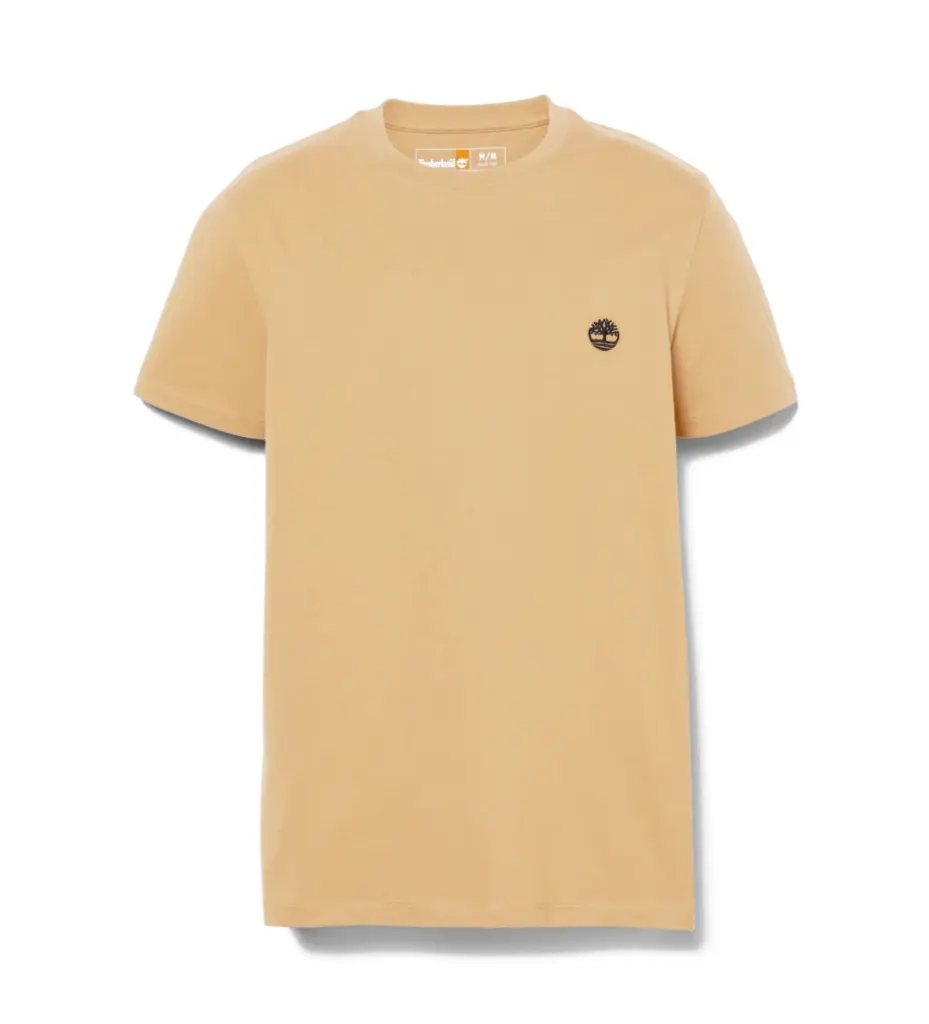 Cotton t-shirt dustan river, light wheat boot — productfoto 3