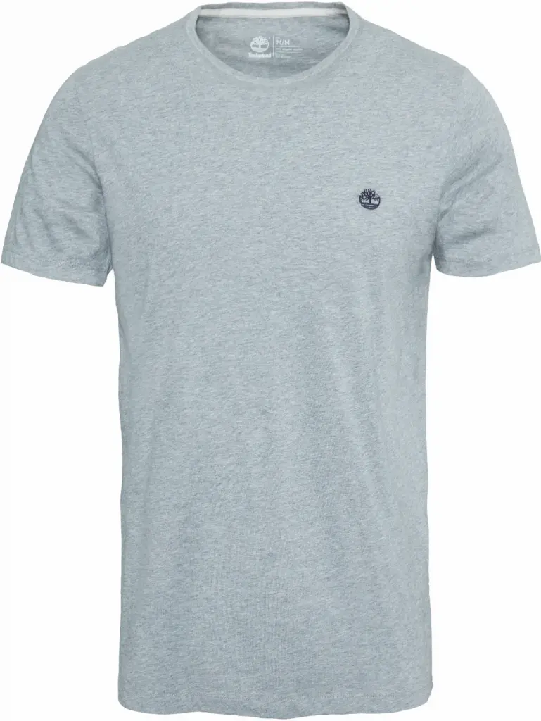 Cotton t-shirt dustan river, medium grey heather — productfoto 4