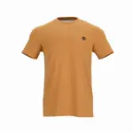 Cotton t-shirt dustan river, wheat boot — productfoto 5