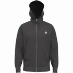 PS_TB0A2F6Y_BLACK - Hidalgo-werbeartikel Full zip hooded sweatshirt Exeter River, black