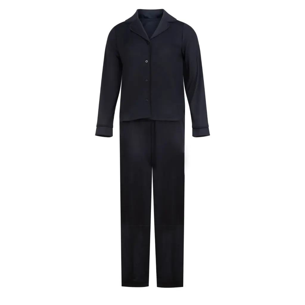 Superzachte damespyjama, black — productfoto 6