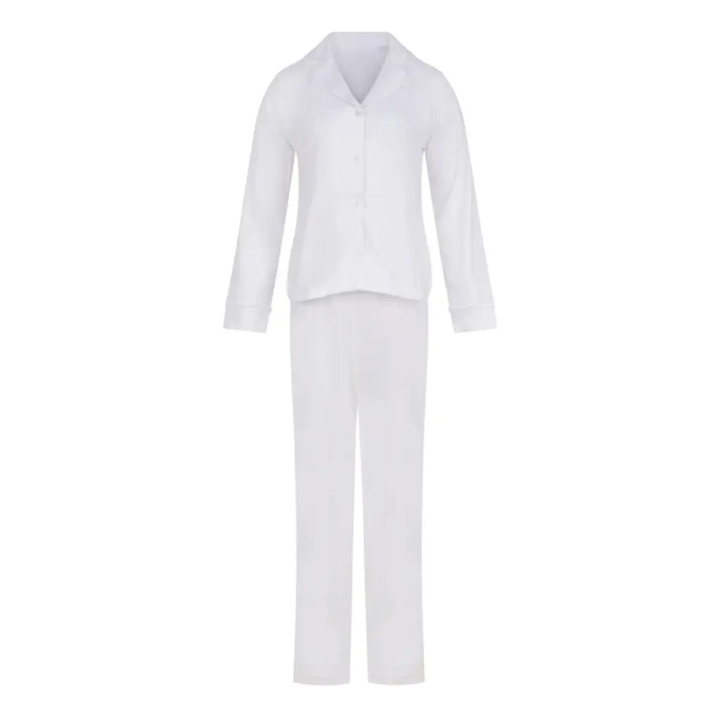 Superzachte damespyjama, ivory — productfoto 7