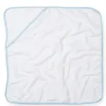 Babies' Badcape, white / blue — productfoto 3