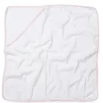 Babies' Badcape, white / pale pink — productfoto 4