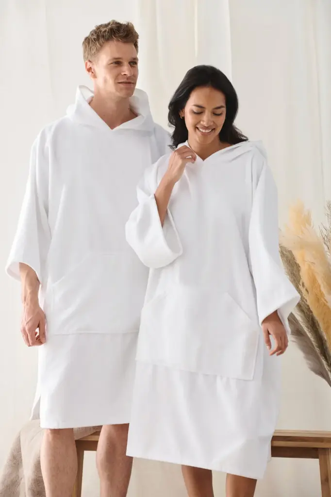Badstof poncho — productfoto 2
