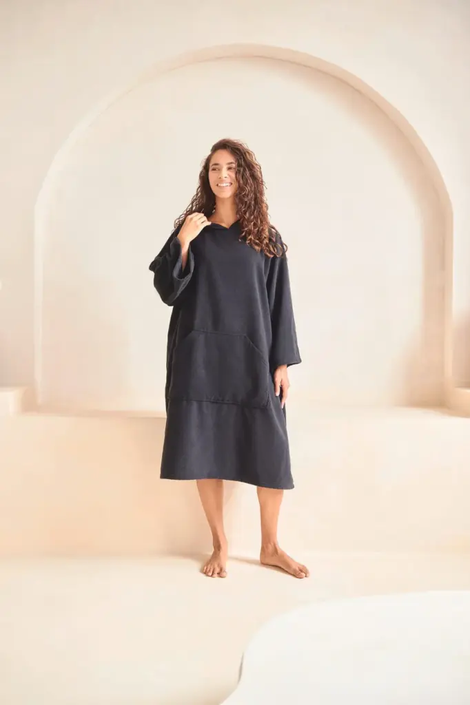 Badstof poncho — productfoto 3