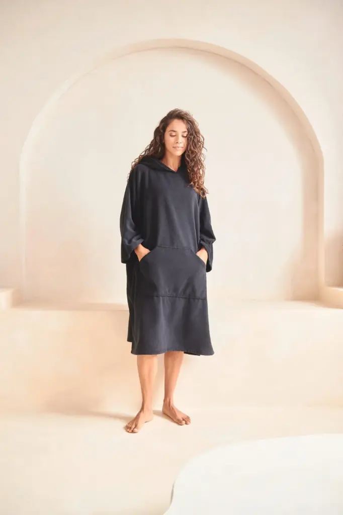Badstof poncho — productfoto 4