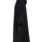 Badstof poncho, black — productfoto 5