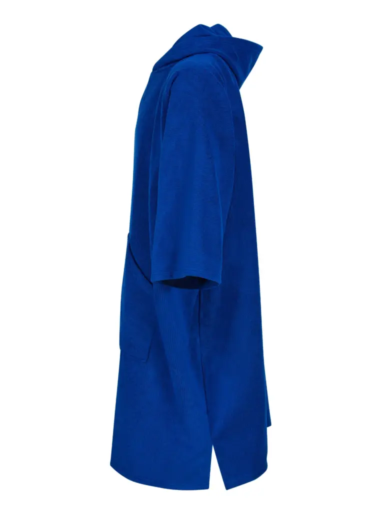Badstof poncho, royal — productfoto 6