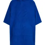 Badstof poncho, royal — productfoto 7