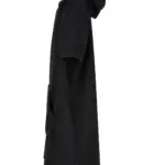 Badstof kinderponcho, black — productfoto 3