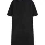 Badstof kinderponcho, black — productfoto 4