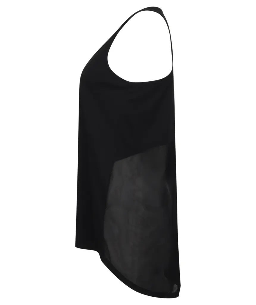 Racerback hemdje, black — productfoto 4