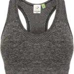 Ladie's Naadloze sport-BH, dark grey marl — productfoto 5