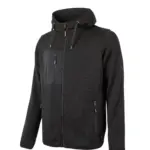 Sweatvest Rainbow met capuchon, black carbon — productfoto 2