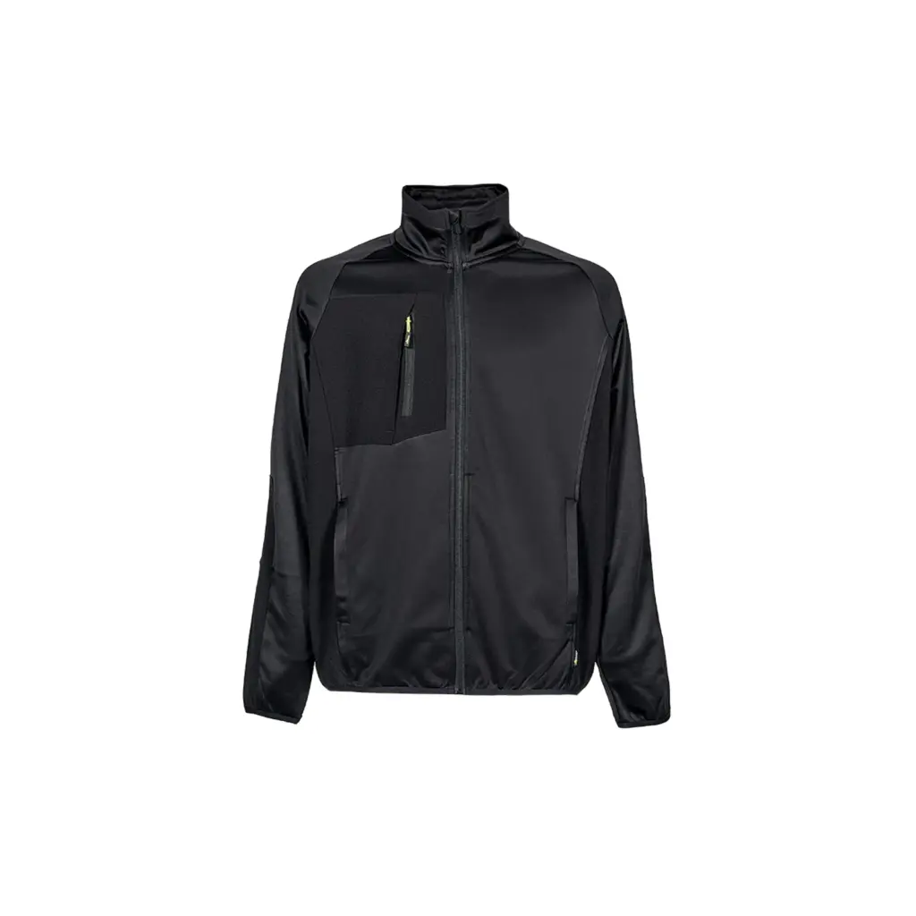 Full zip sweater HULL, black carbon — productfoto 2