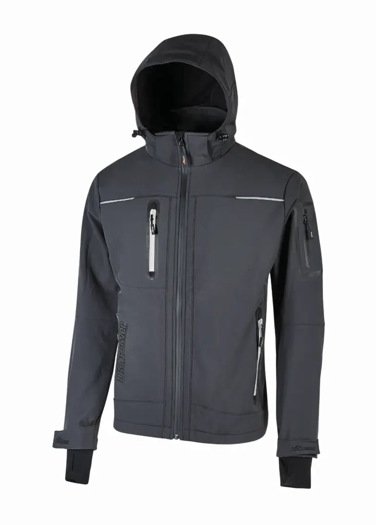 Softshelljack Space, asphalt grey — productfoto 2