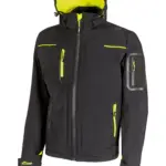Dames softshell jack Space, black carbon