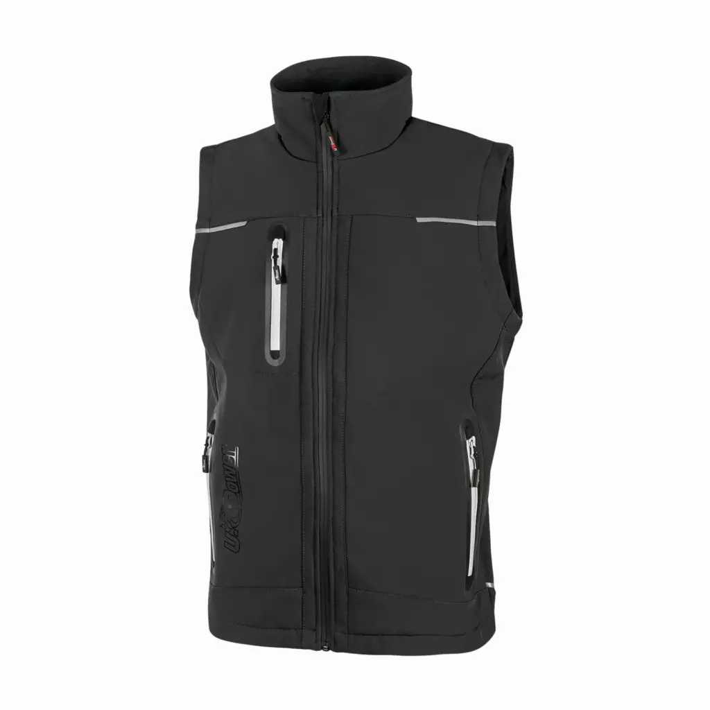 Softshell gilet Universe, asphalt grey — productfoto 2