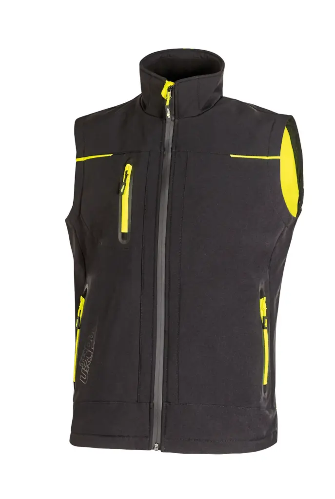 Softshell gilet Universe, black carbon — productfoto 3
