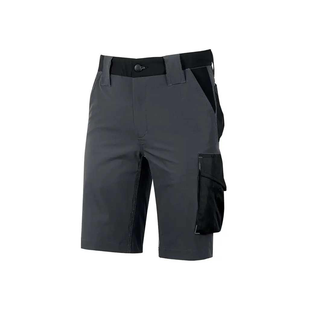 PS_UPFU196-FS_ASPHALTGREY - Hidalgo Mercury heren werkbermuda, asphalt grey — productfoto 4