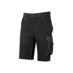 Mercury heren werkbermuda, black carbon — productfoto 5